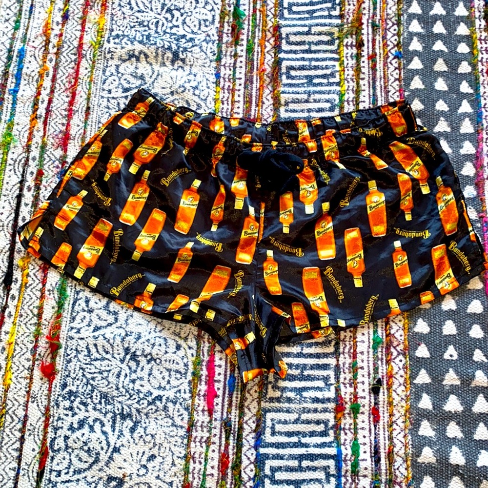 3 For $25 Bundaberg Rum Satin Pajama Shorts